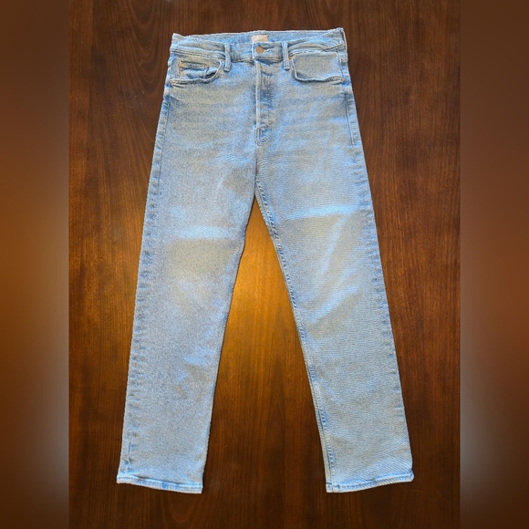MOTHER‎ The Tomcat Flood Big Hair Don't Care Straight Jeans Size 30 - Main Image